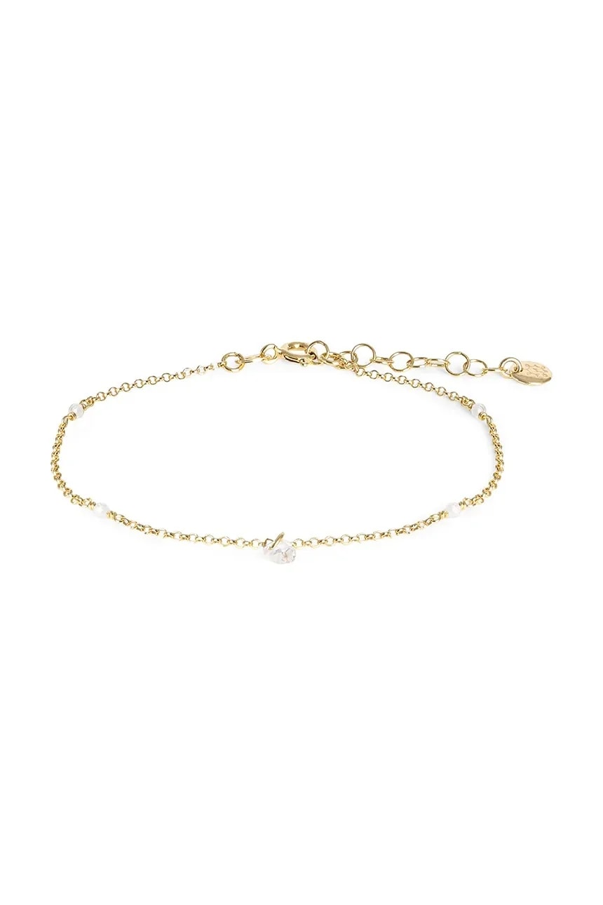 Серебряный браслет GLAMOUR с позолотой