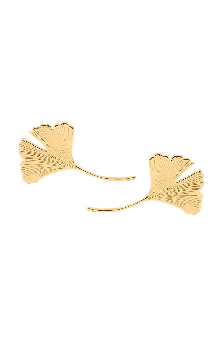 Позолоченные серьги Ginko