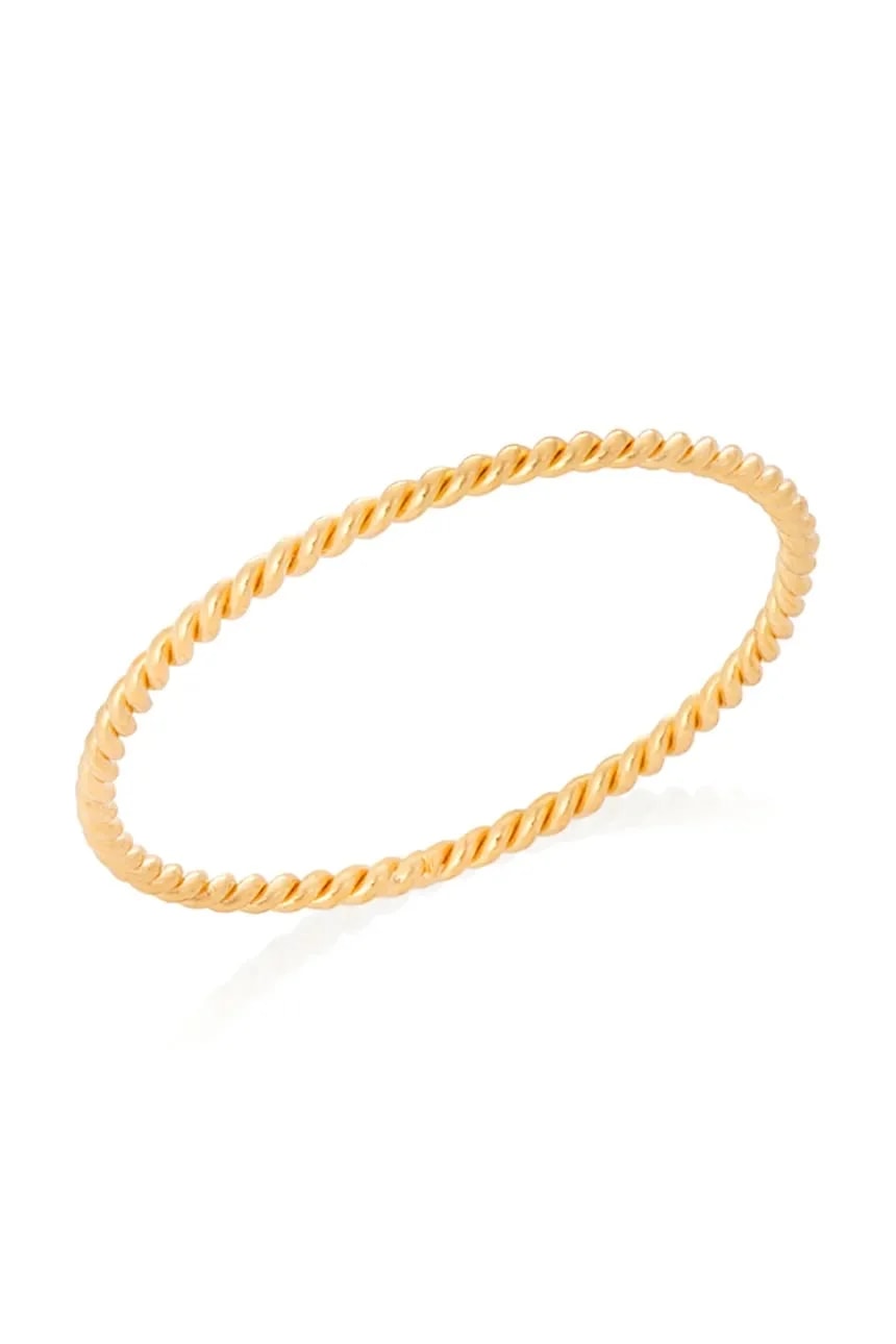 Позолоченное серебряное кольцо TRENDY золотой для женщин