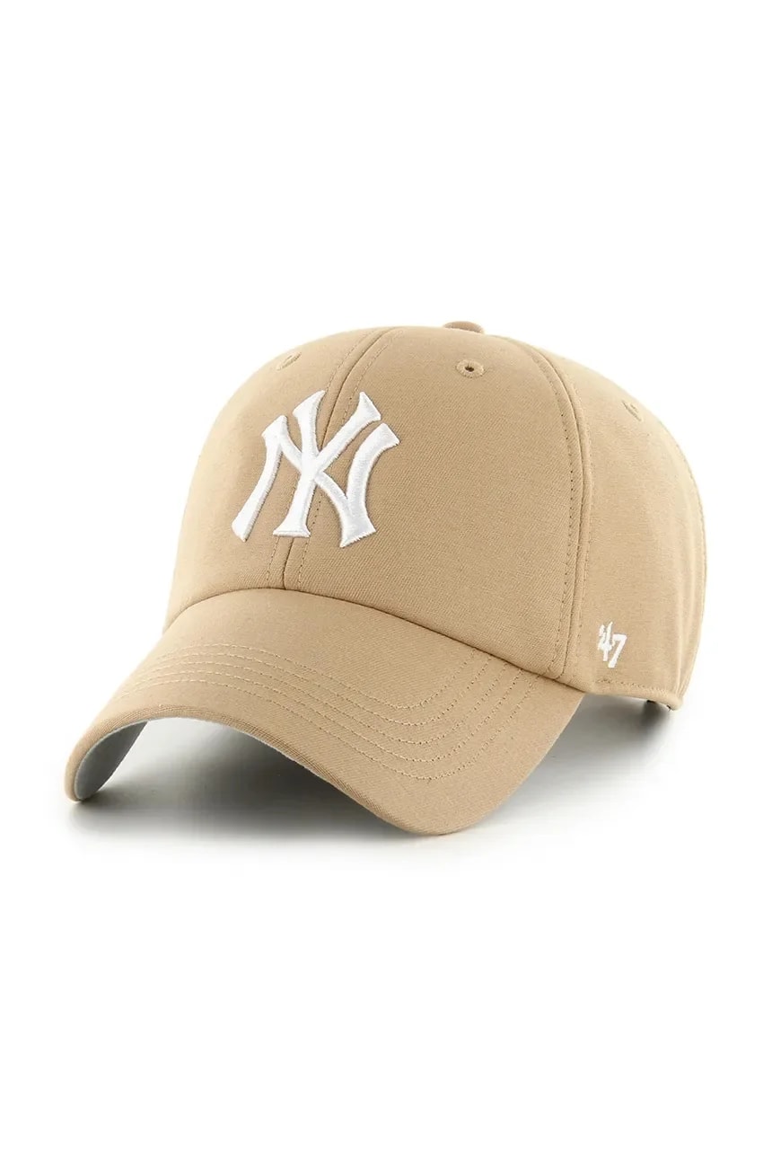 Хлопковая бейсболка MLB New York Yankees зеленая для женщин