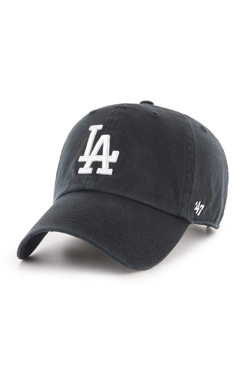 Бейсбольная кепка MLB Los Angeles Dodgers черная для мужчин