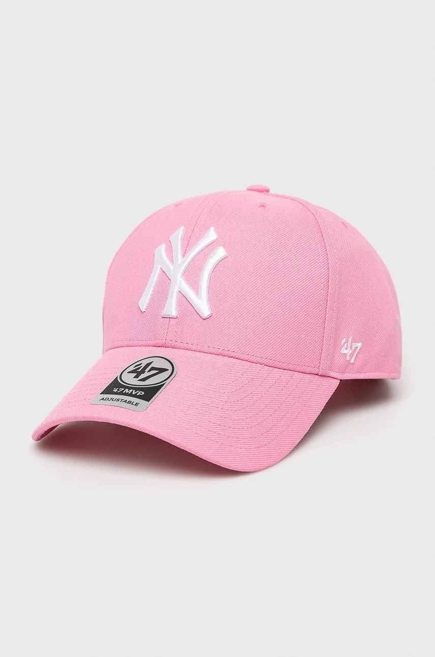Кепка MLB Нью-Йорк Янкиз розовая для женщин