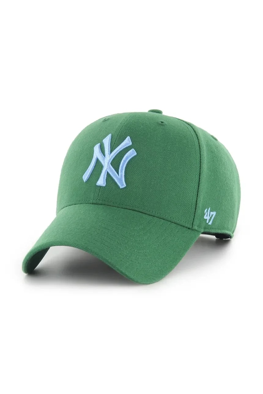 Бейсбольная кепка MLB New York Yankees зеленая для мужчин