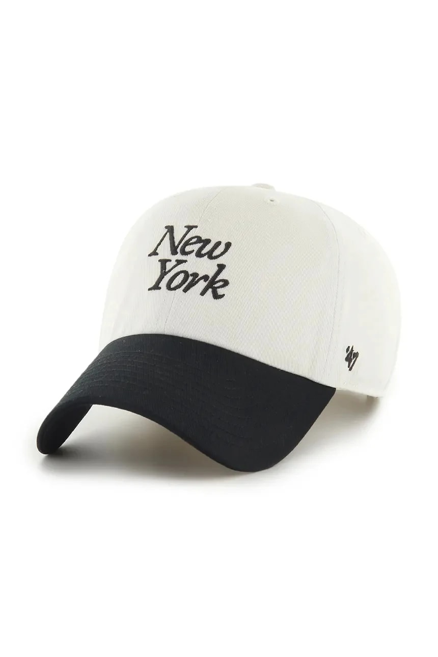 Хлопковая бейсболка MLB New York Yankees серая для мужчин