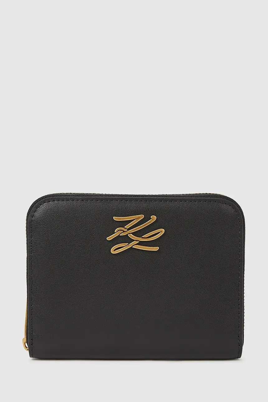 Кожаный кошелек K/AUTOGRAPH