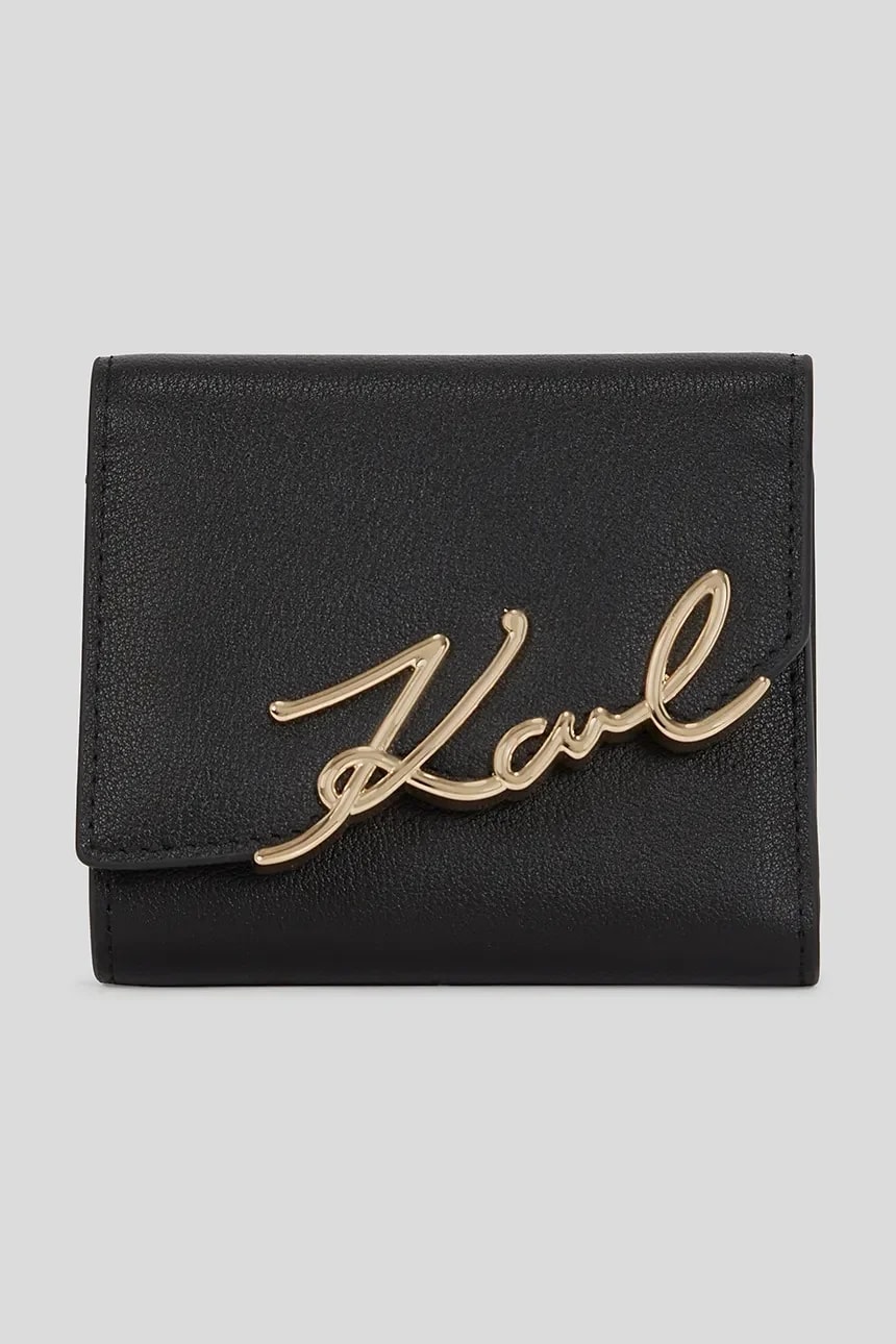 кожаный кошелек K.SIGNATURE