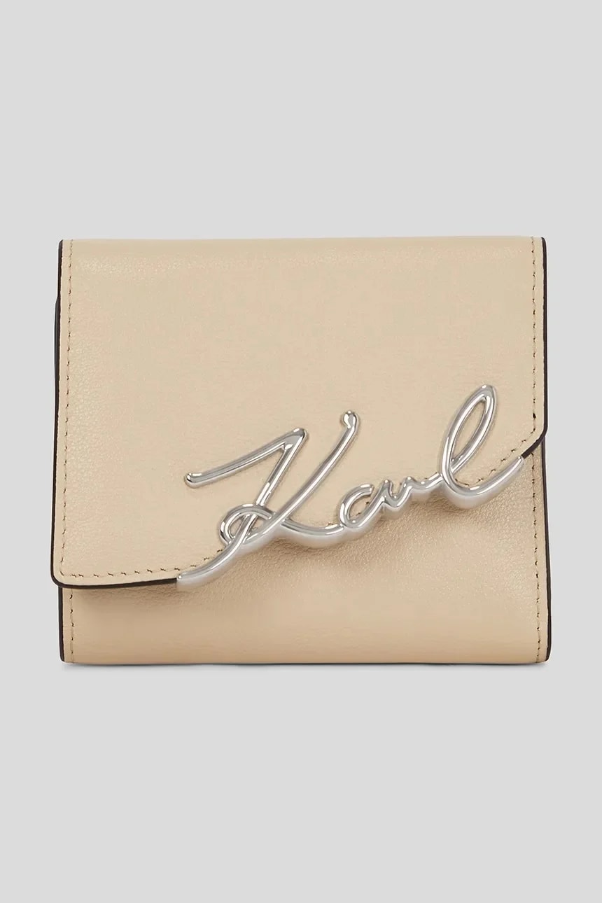 кожаный кошелек K.SIGNATURE