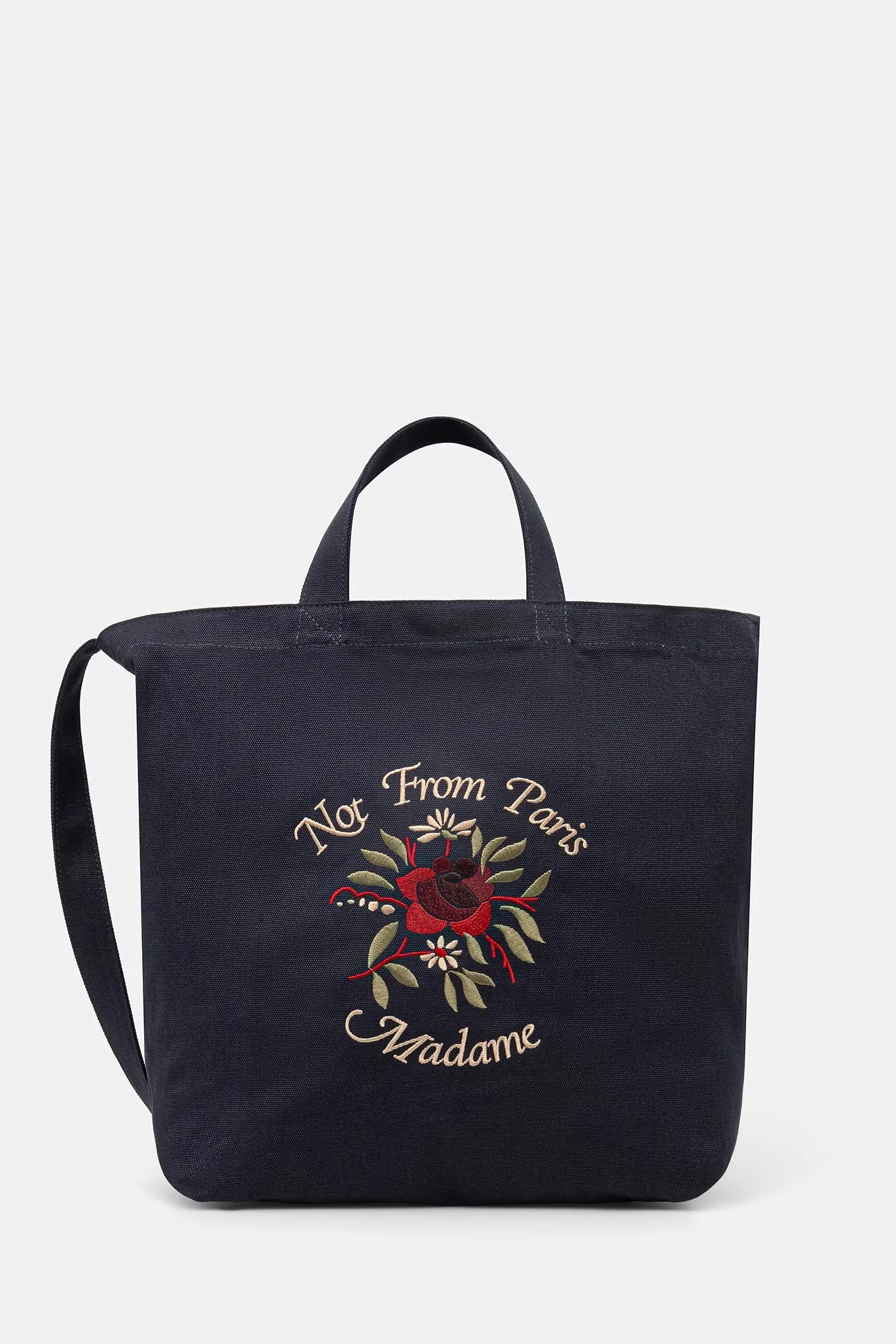 Хлопковая сумка Sac Tote Slogan Rose