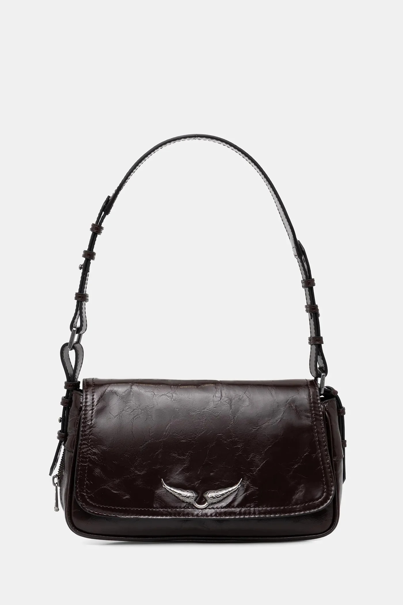 Сумка LE ZOUZOU VINTAGE PATENT из кожи