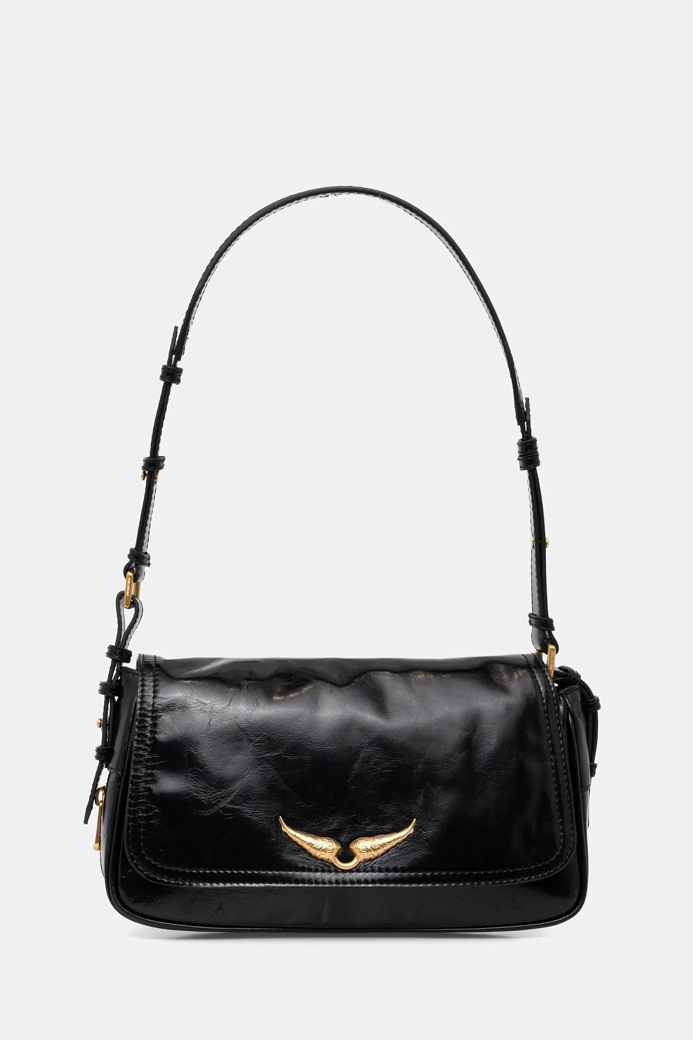 Сумка LE ZOUZOU VINTAGE PATENT из кожи