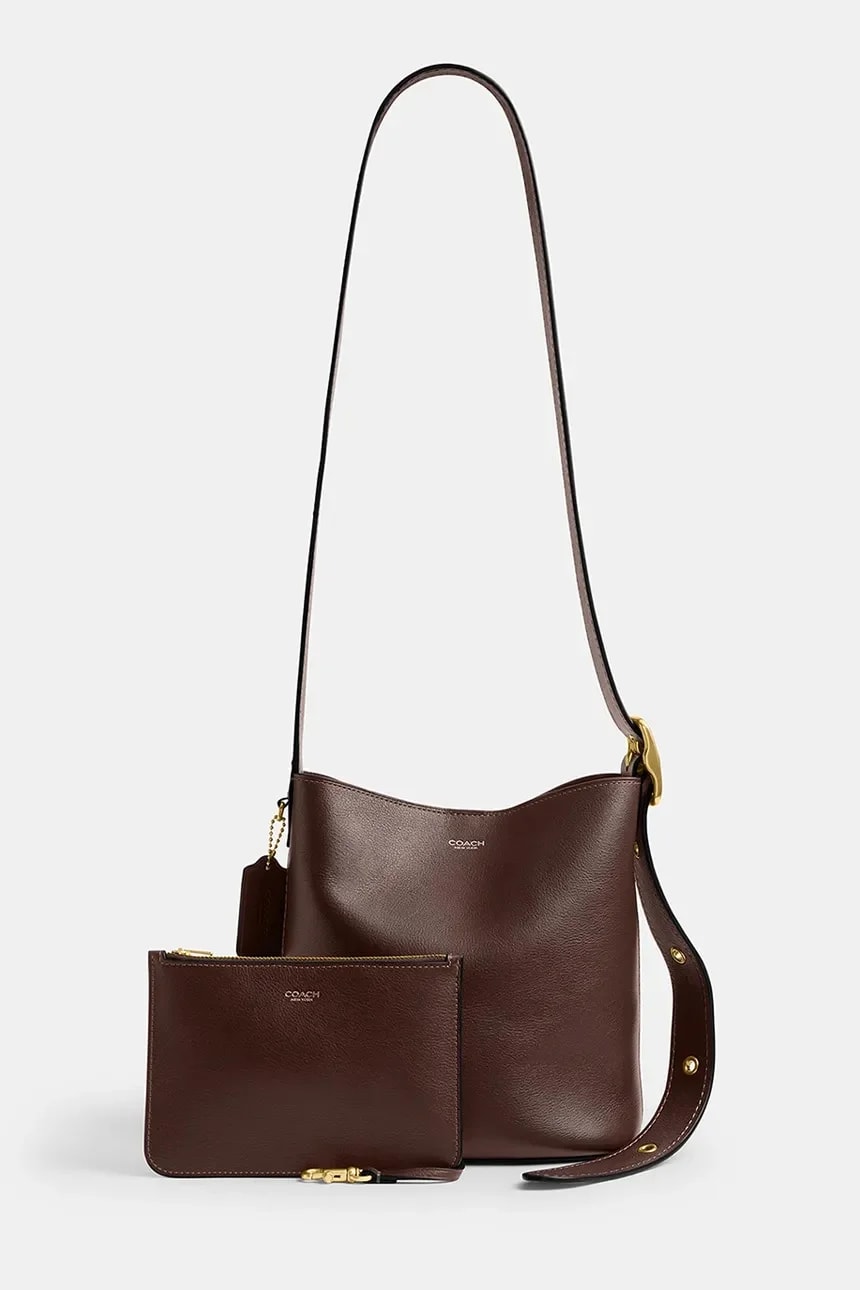 Женская кожаная сумка через плечо Bleecker Bucket Bag 21