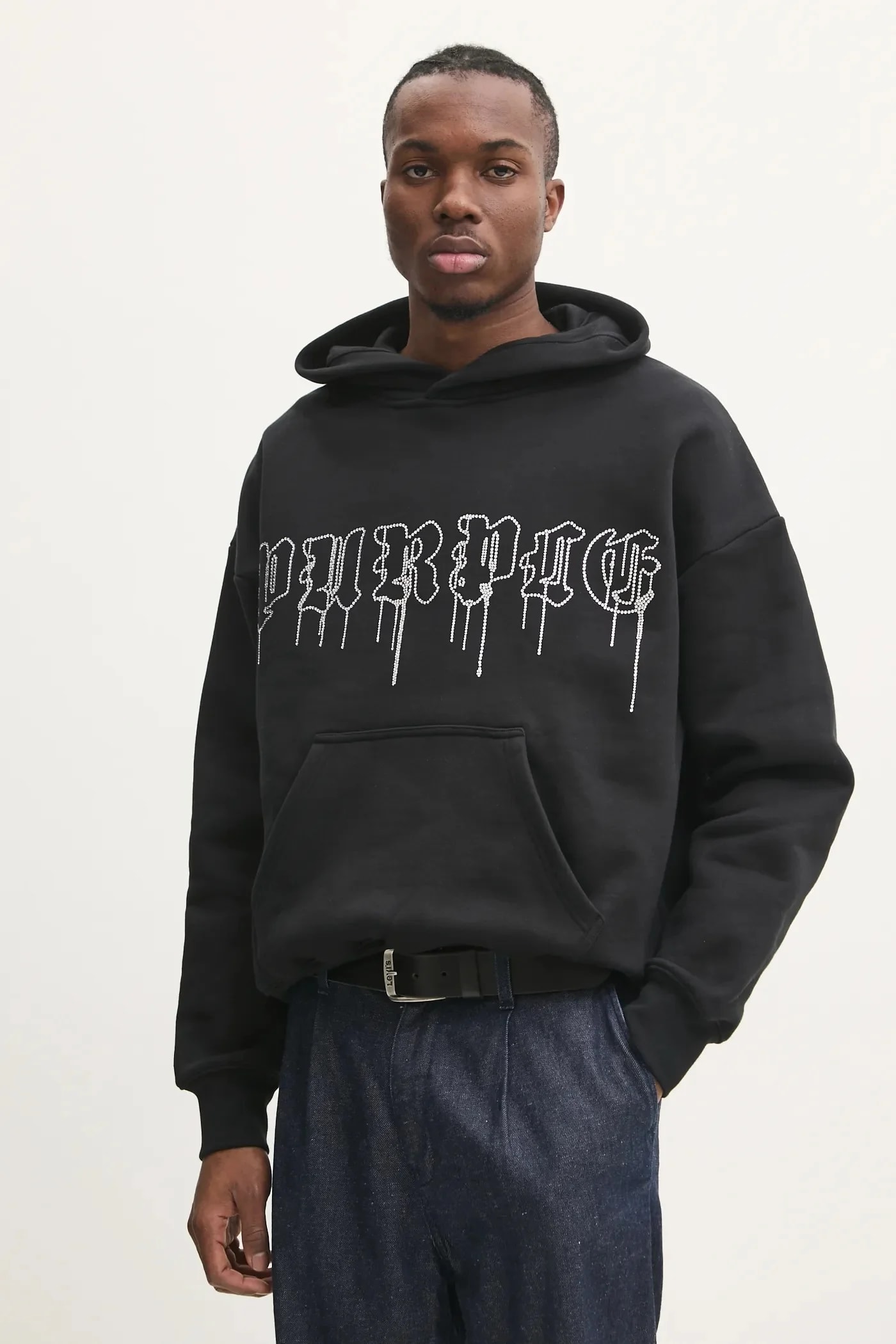 Хлопковая толстовка HWT FLEECE PO HOODY