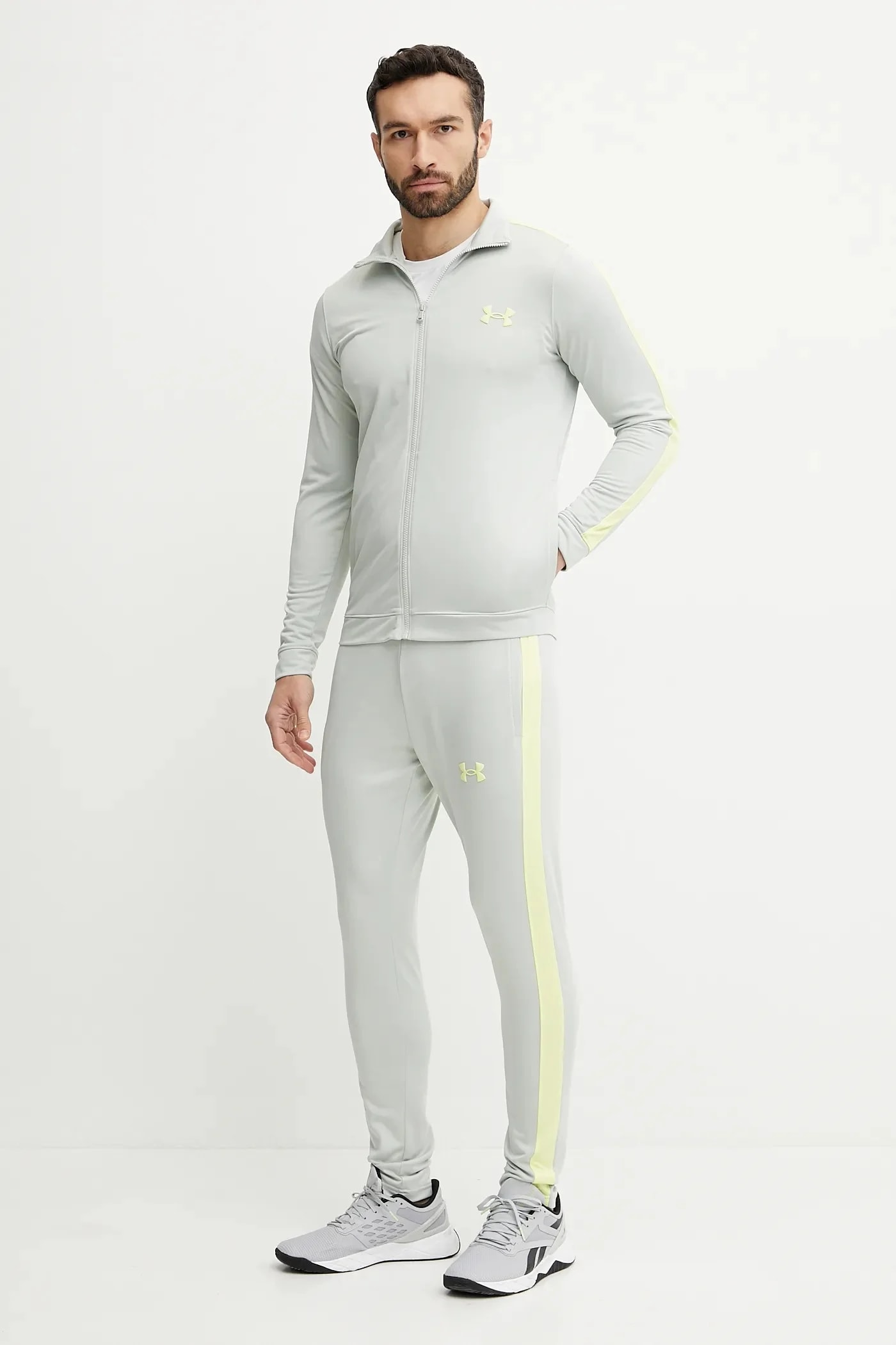 Спортивный спортивный костюм Knit Track Suit зеленый для мужчин
