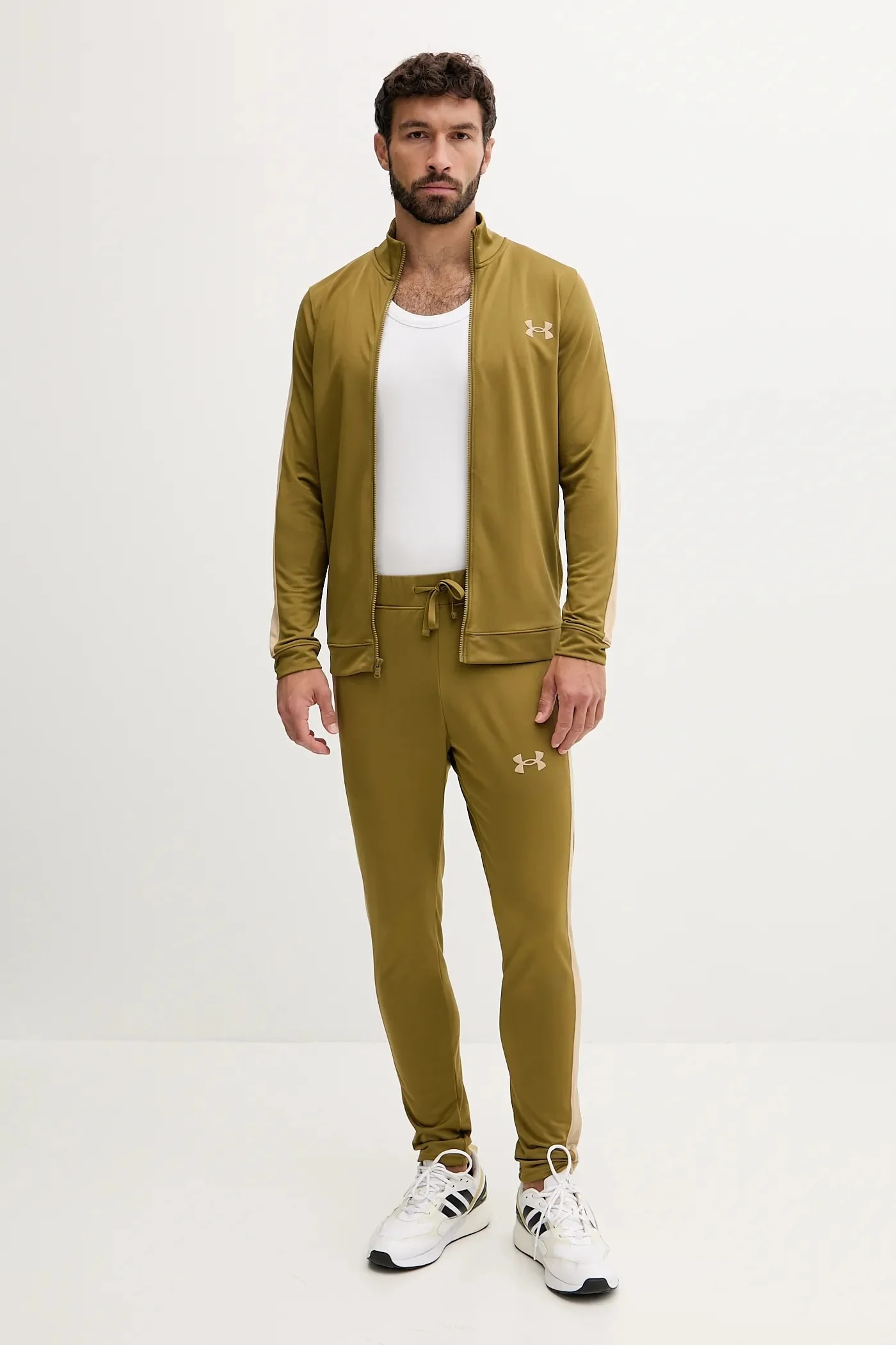 Спортивный спортивный костюм Knit Track Suit зеленый для мужчин
