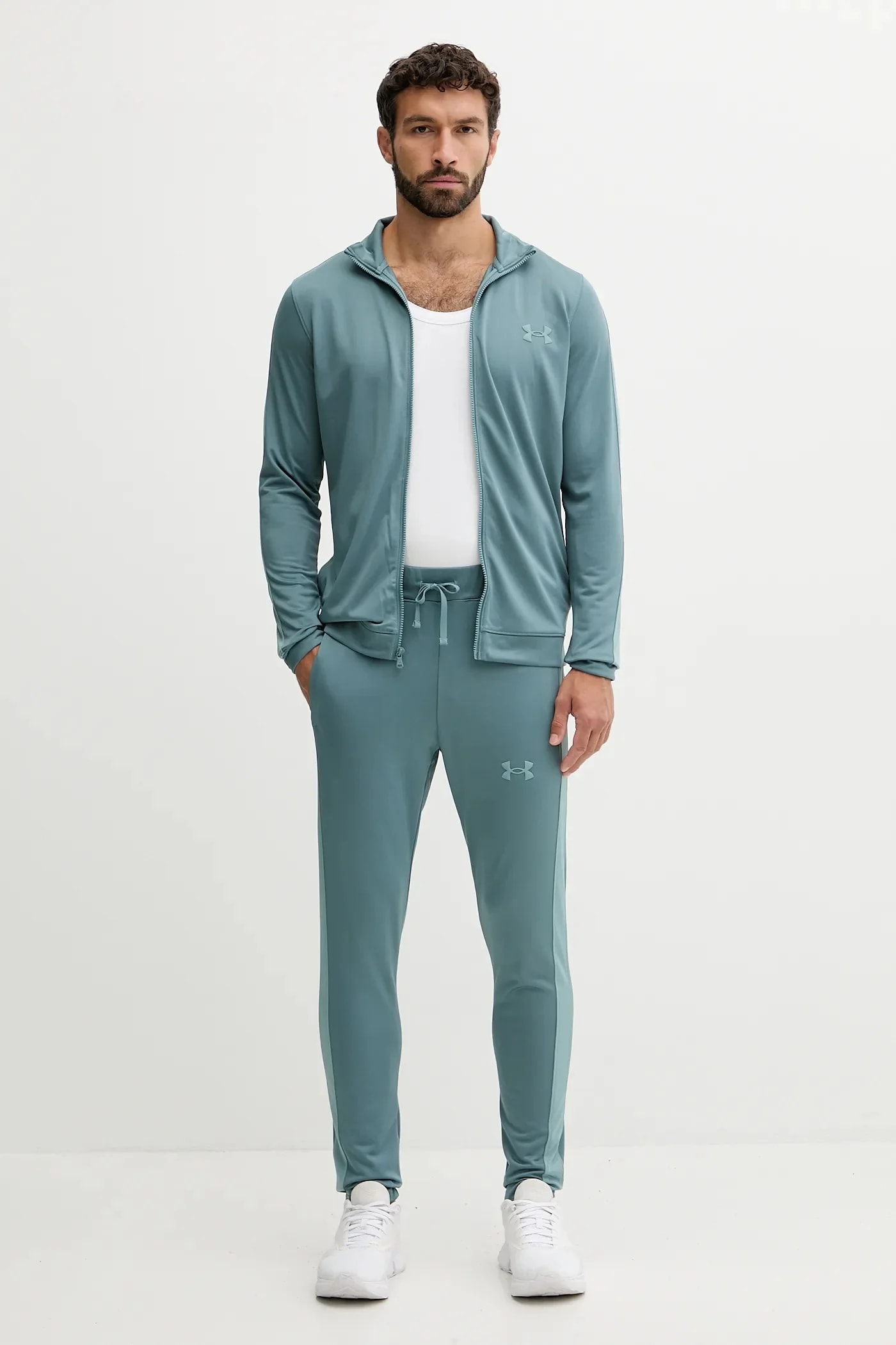 Спортивный спортивный костюм Knit Track Suit зеленый для мужчин