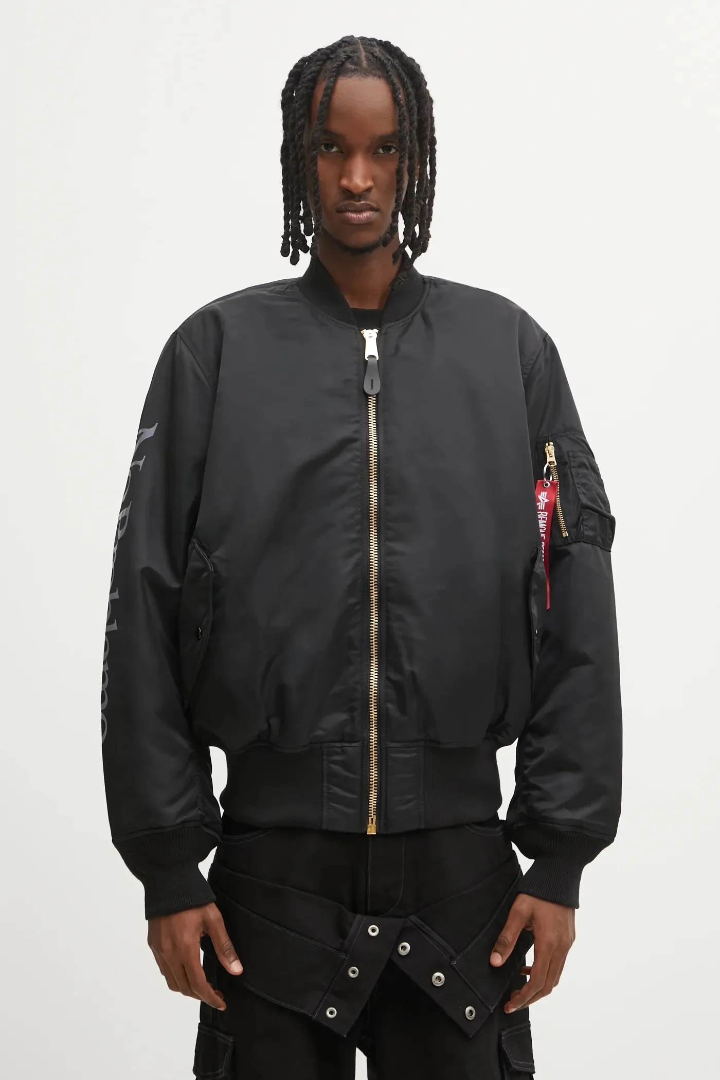 Двусторонний бомбер No Problemo x Alpha Industries No War MA-1