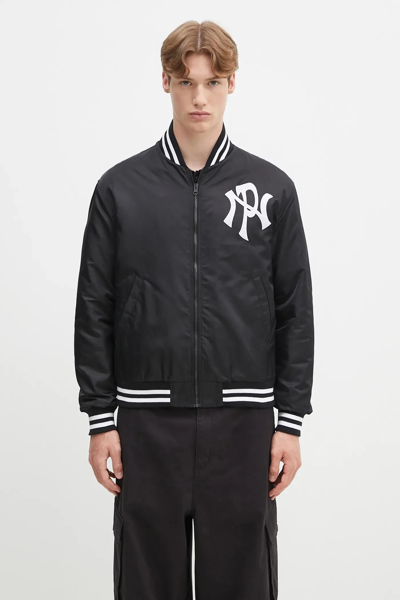 Куртка-бомбер NYP Nylon Varsity Jacket