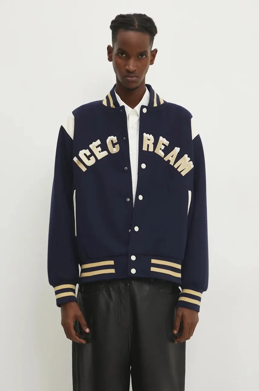 Бомбер Drippy Varsity Jacket