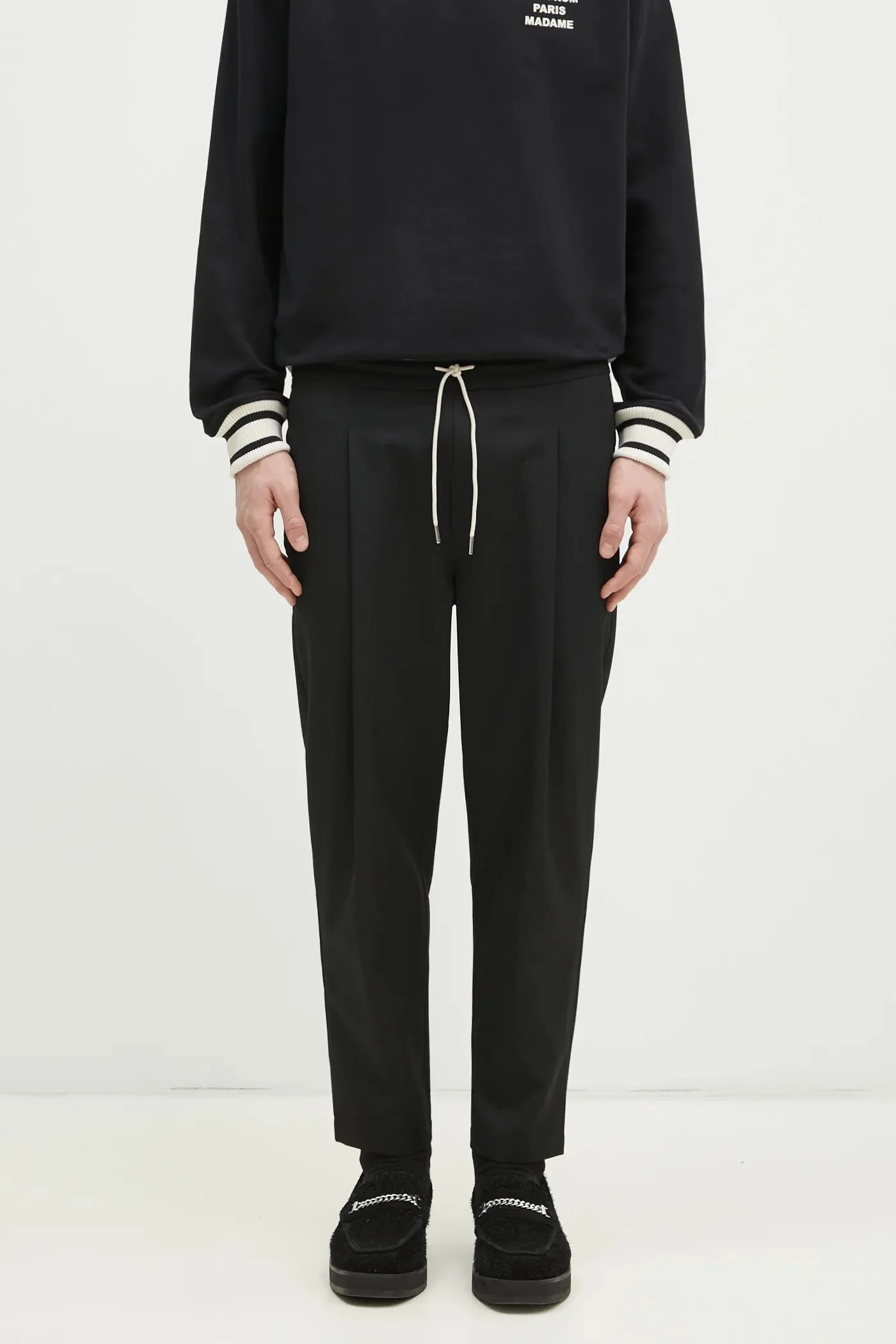 Le Pantalon Укороченные брюки из смесовой шерсти