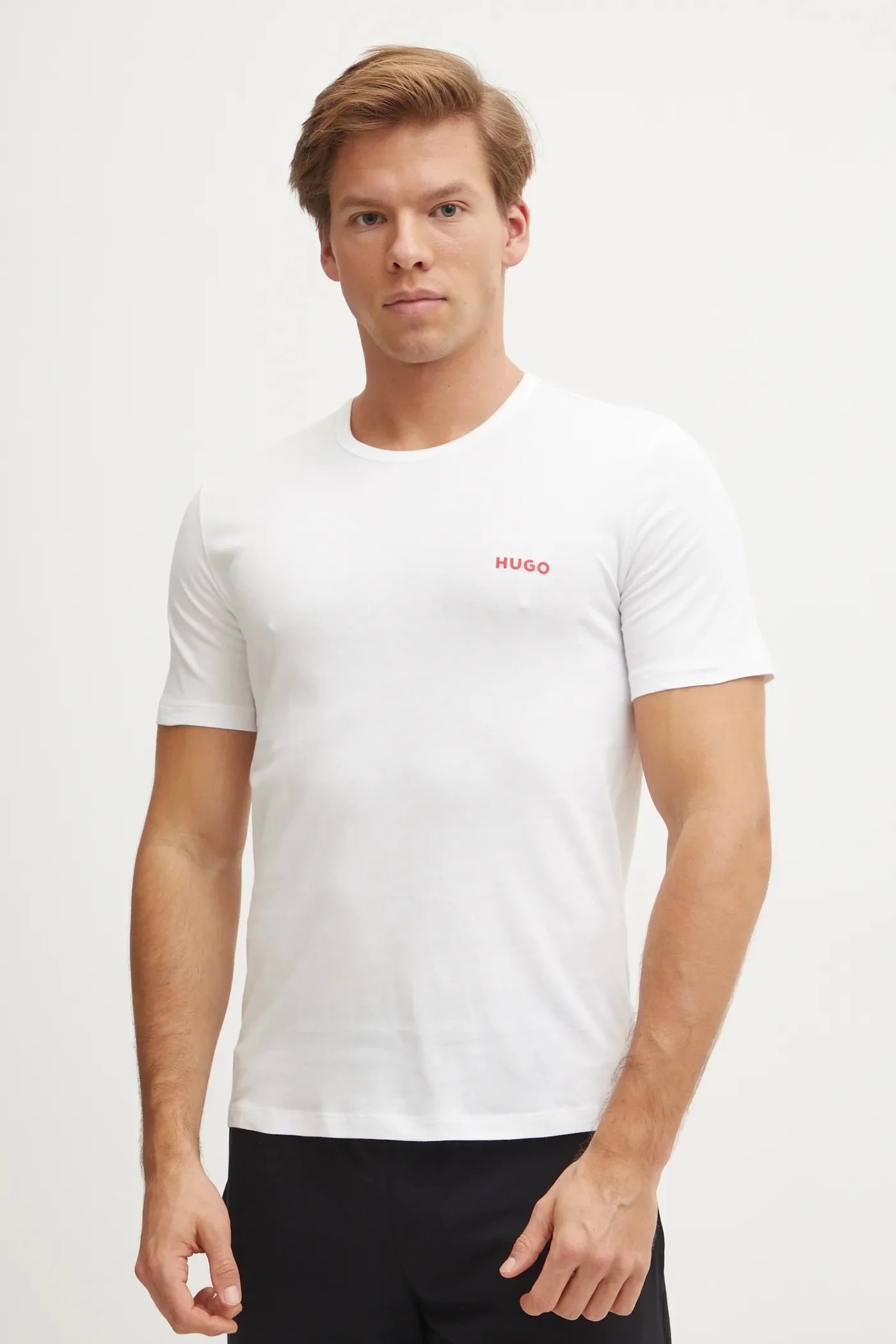 Комплект из 3 хлопковых футболок T-SHIRT RN TRIPLET P белый для мужчин