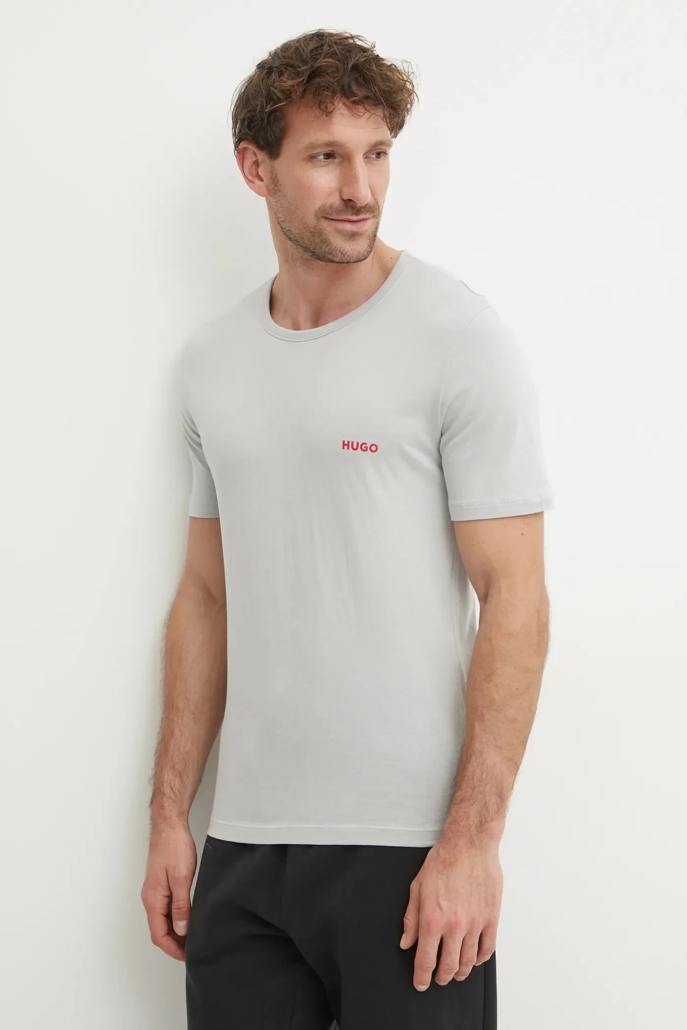 Комплект из 3 хлопковых футболок T-SHIRT RN TRIPLET P черный для мужчин