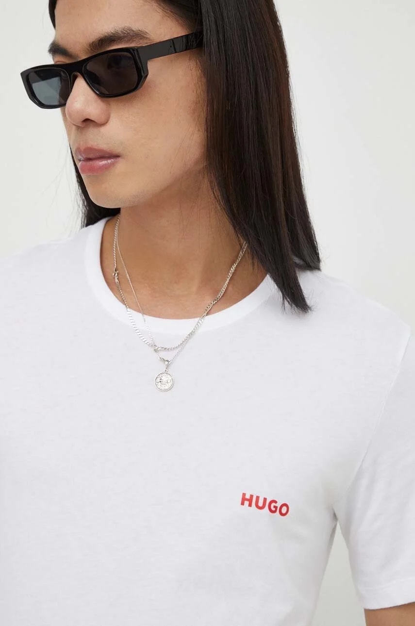 Комплект из 3 хлопковых футболок T-SHIRT RN TRIPLET P белый для мужчин