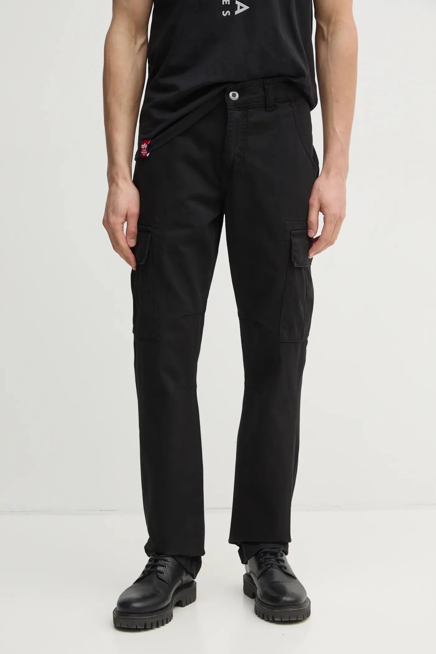 Брюки Agent Pant из хлопка черные для мужчин