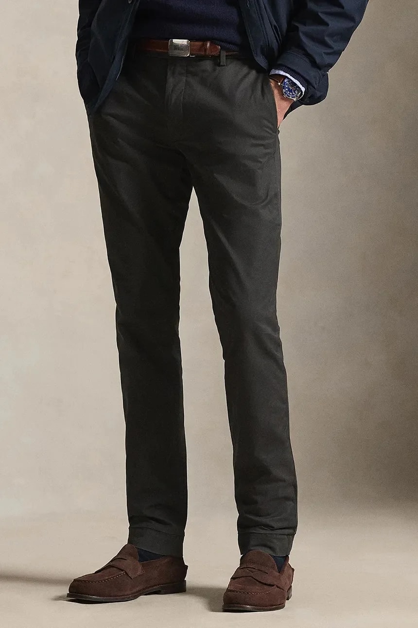 Мужские хлопковые брюки приталенного кроя Slim Fit HDN Pant