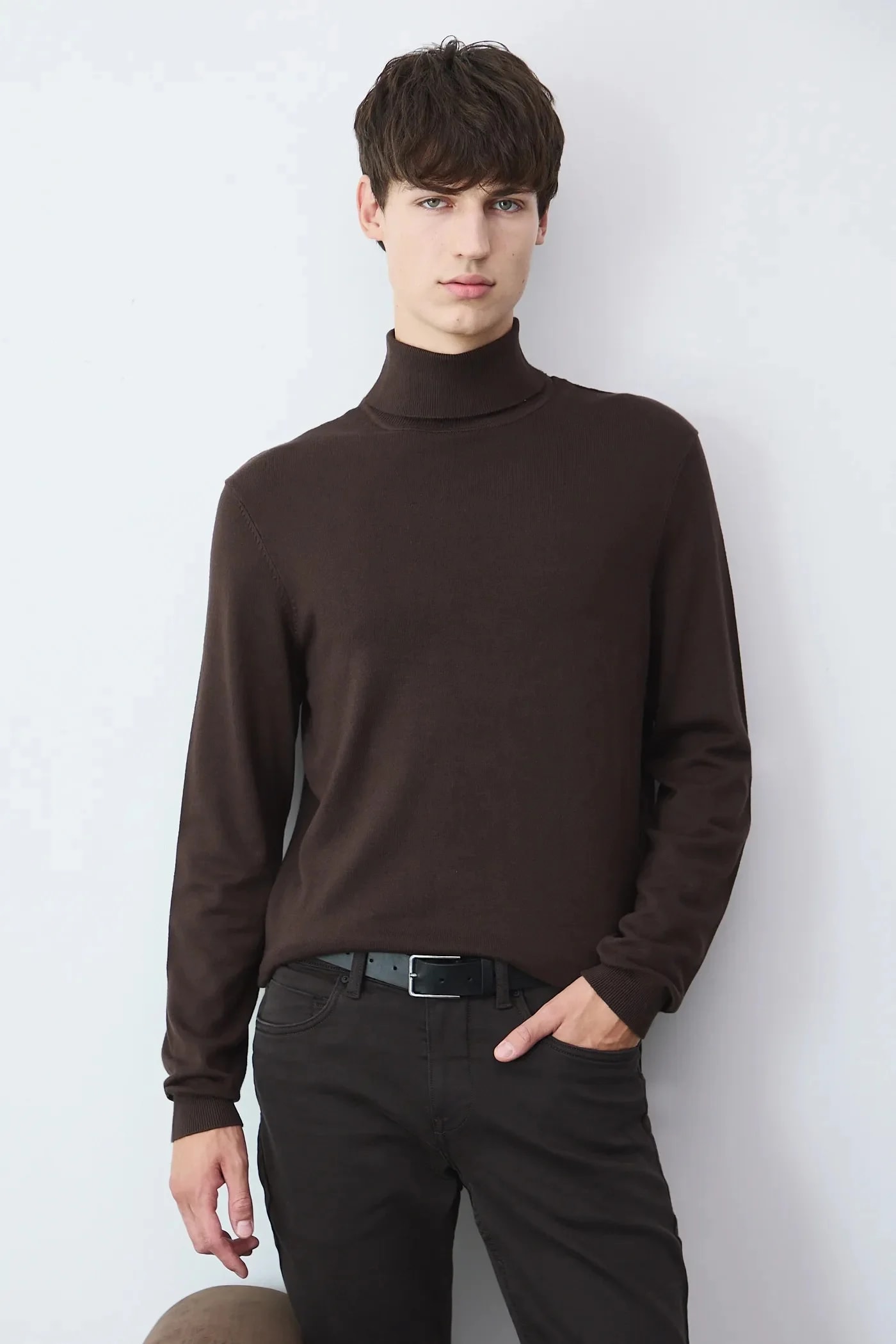 Свитер коричневый для мужчин