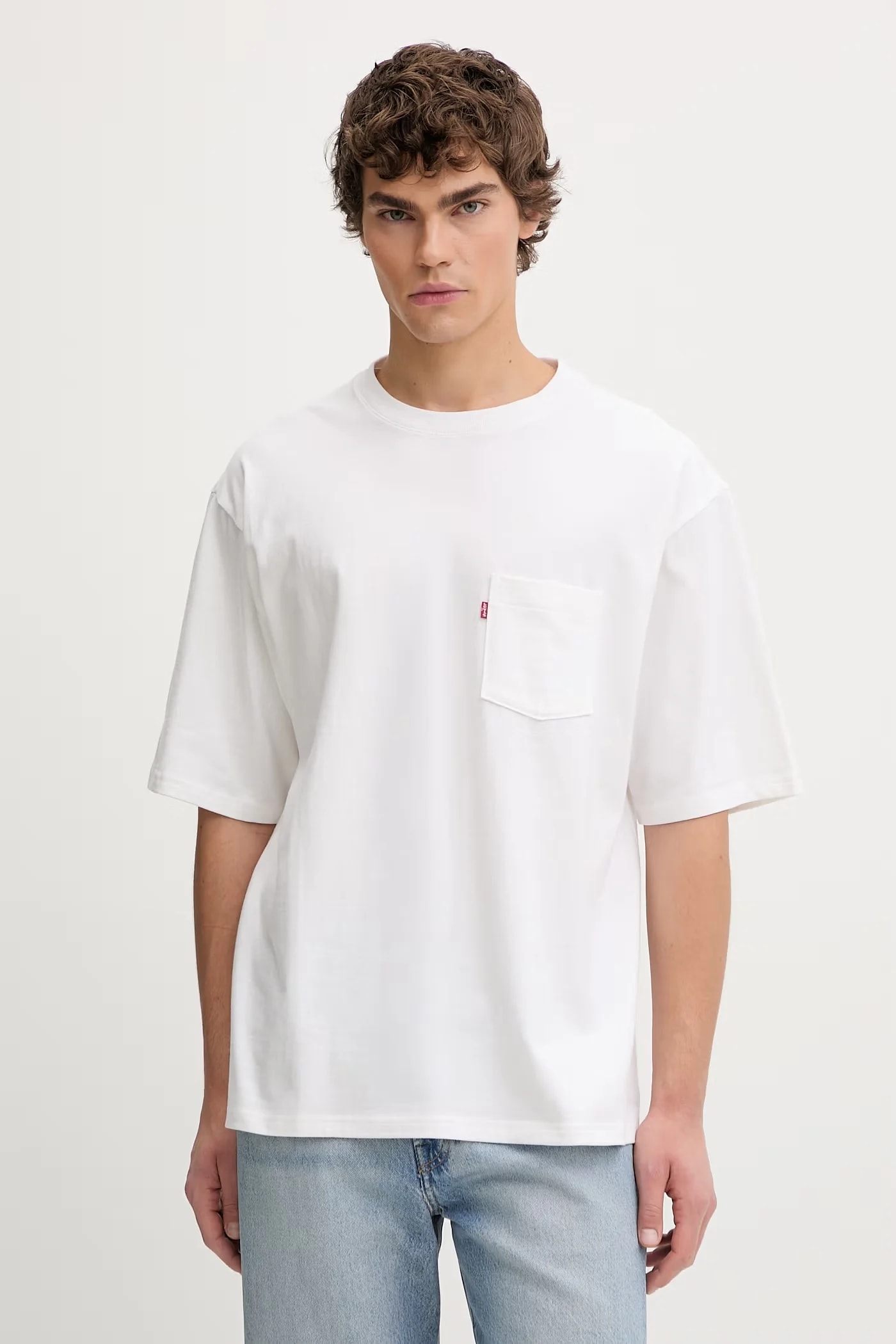 Хлопковая футболка HALF SLV PKT