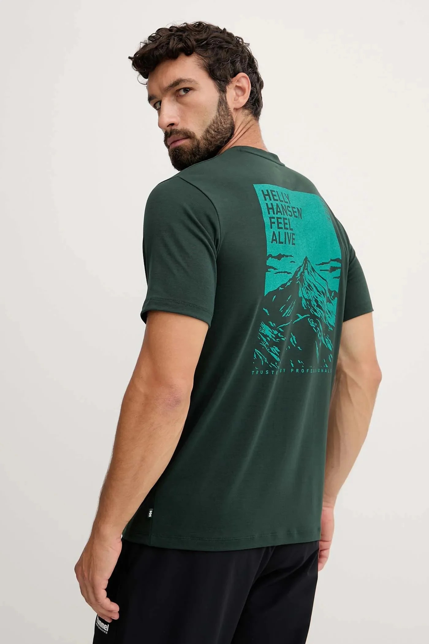 Футболка SKOG RECYCLED GRAPHIC зеленая для мужчин