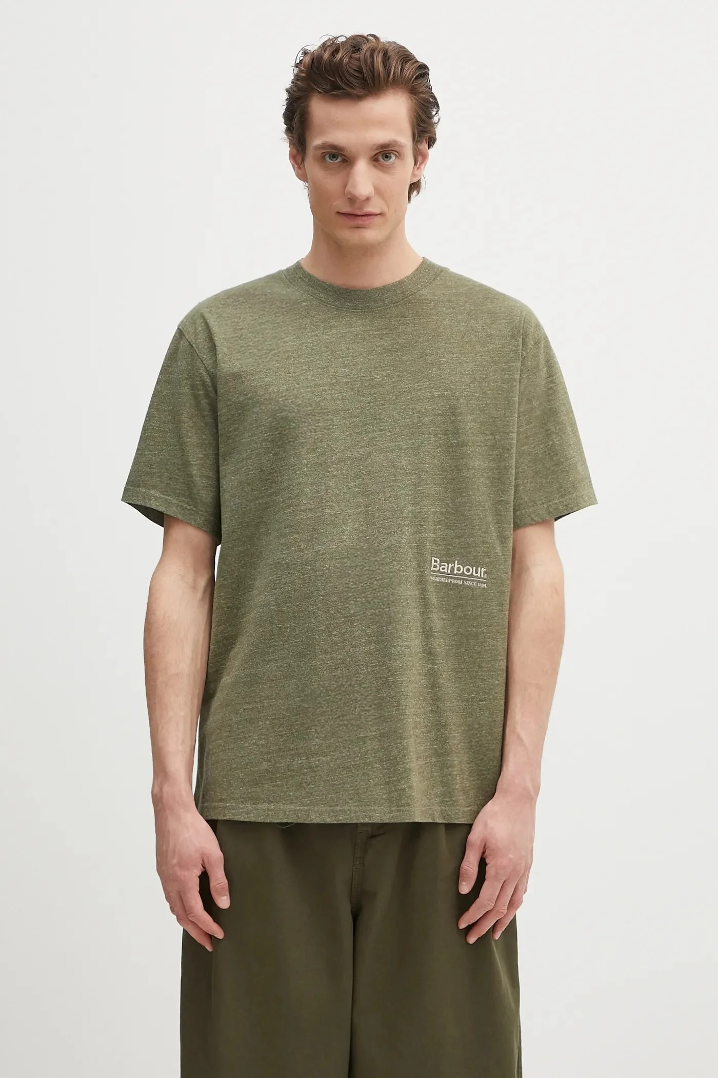 Barbour Футболка Calton Linen Blend OS Fit