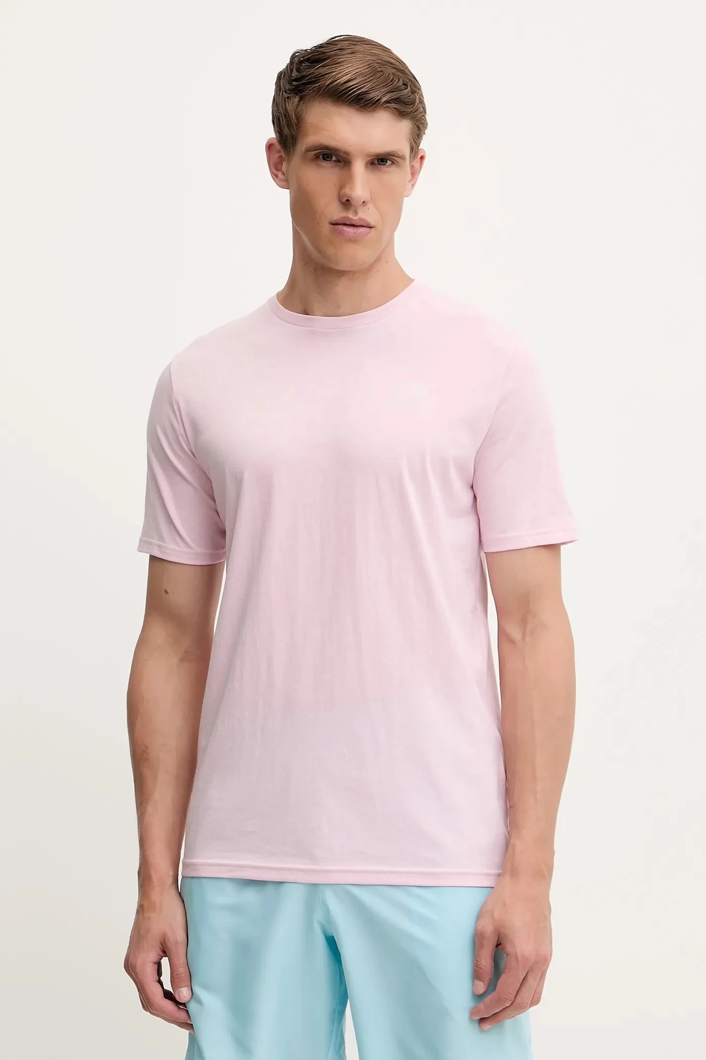 Футболка SPORTSTYLE LEFT CHEST розовая для мужчин