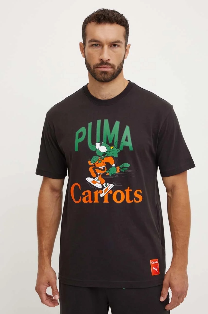Хлопковая футболка Puma X CARROTS Футболка с рисунком