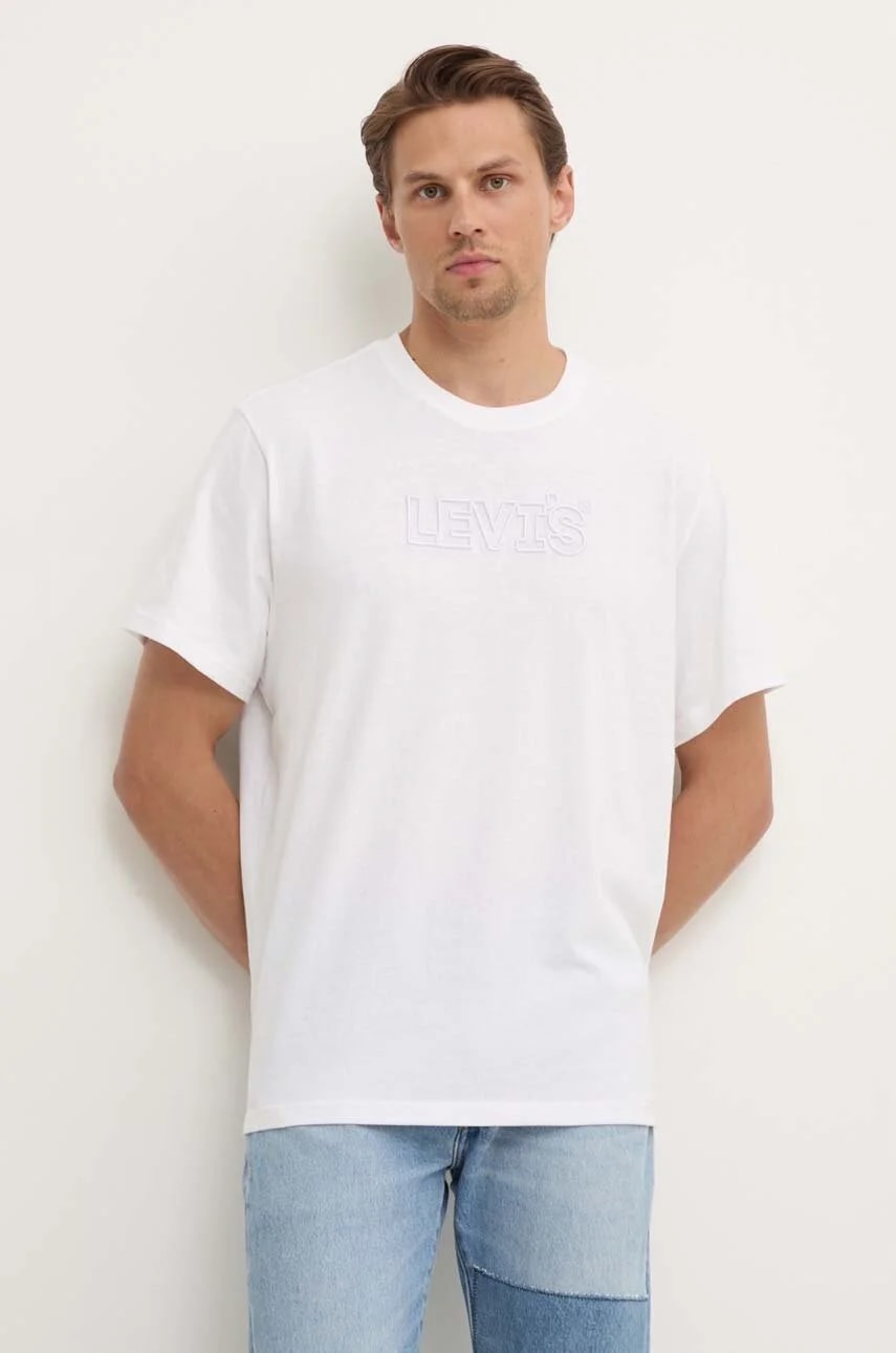 Мужская базовая футболка из хлопка RELAXED FIT TEE