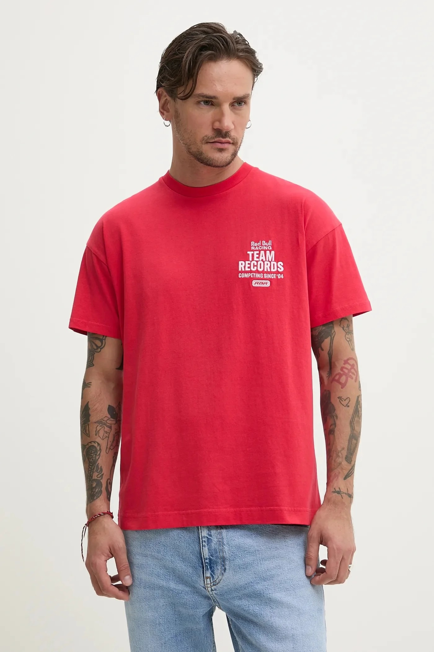 Хлопковая футболка TEAM RECORDS TEE