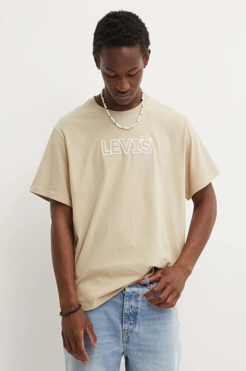 Мужская базовая футболка из хлопка RELAXED FIT TEE