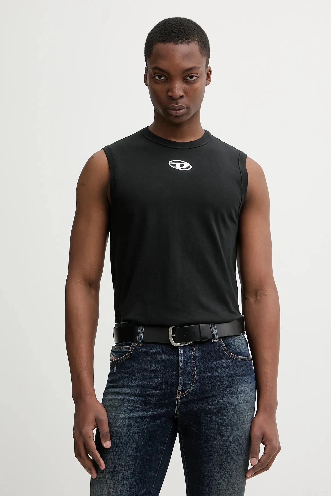 Хлопковая футболка T-BISCO-IOD