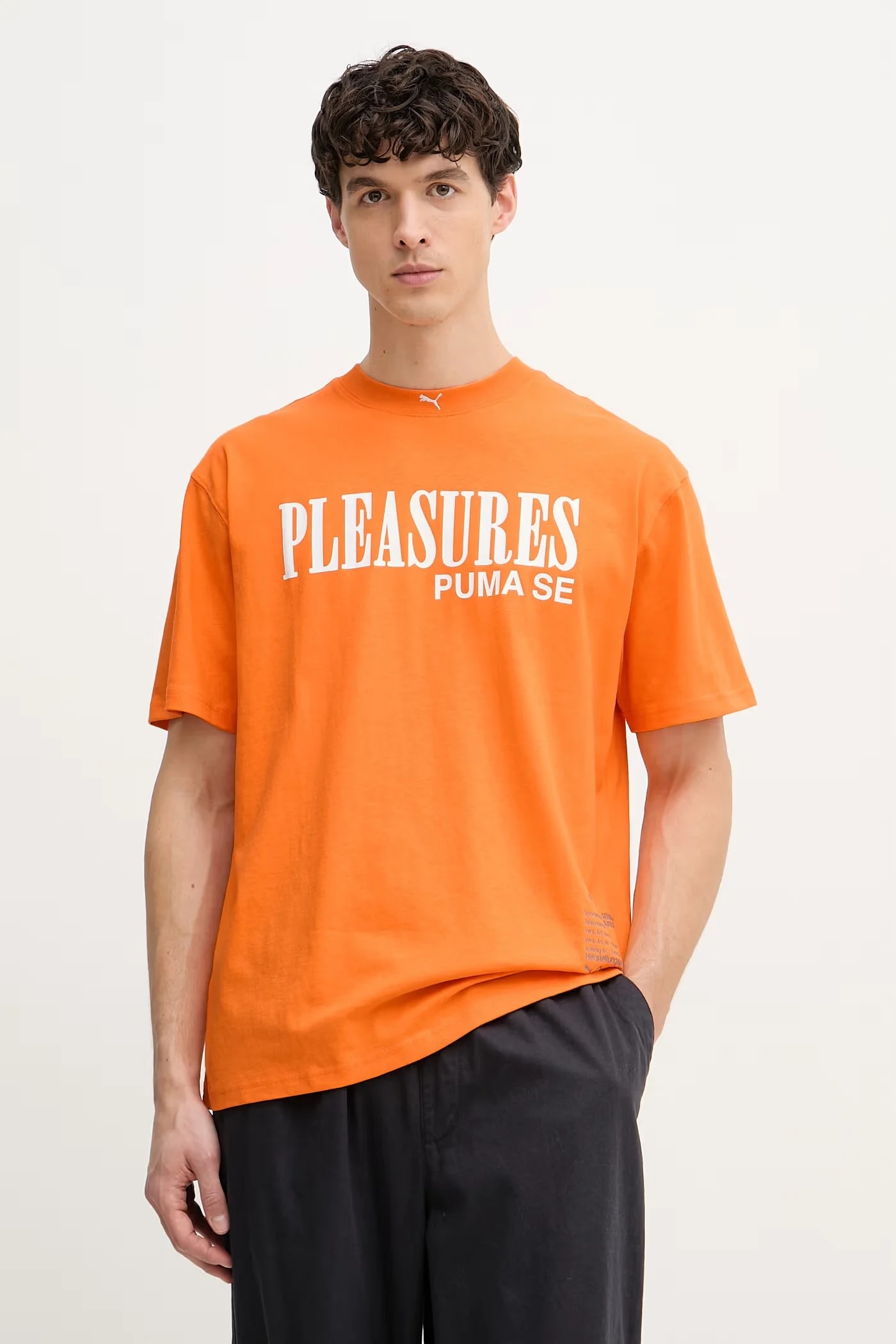 Мужская хлопковая футболка Puma x PLEASURES Typo Tee