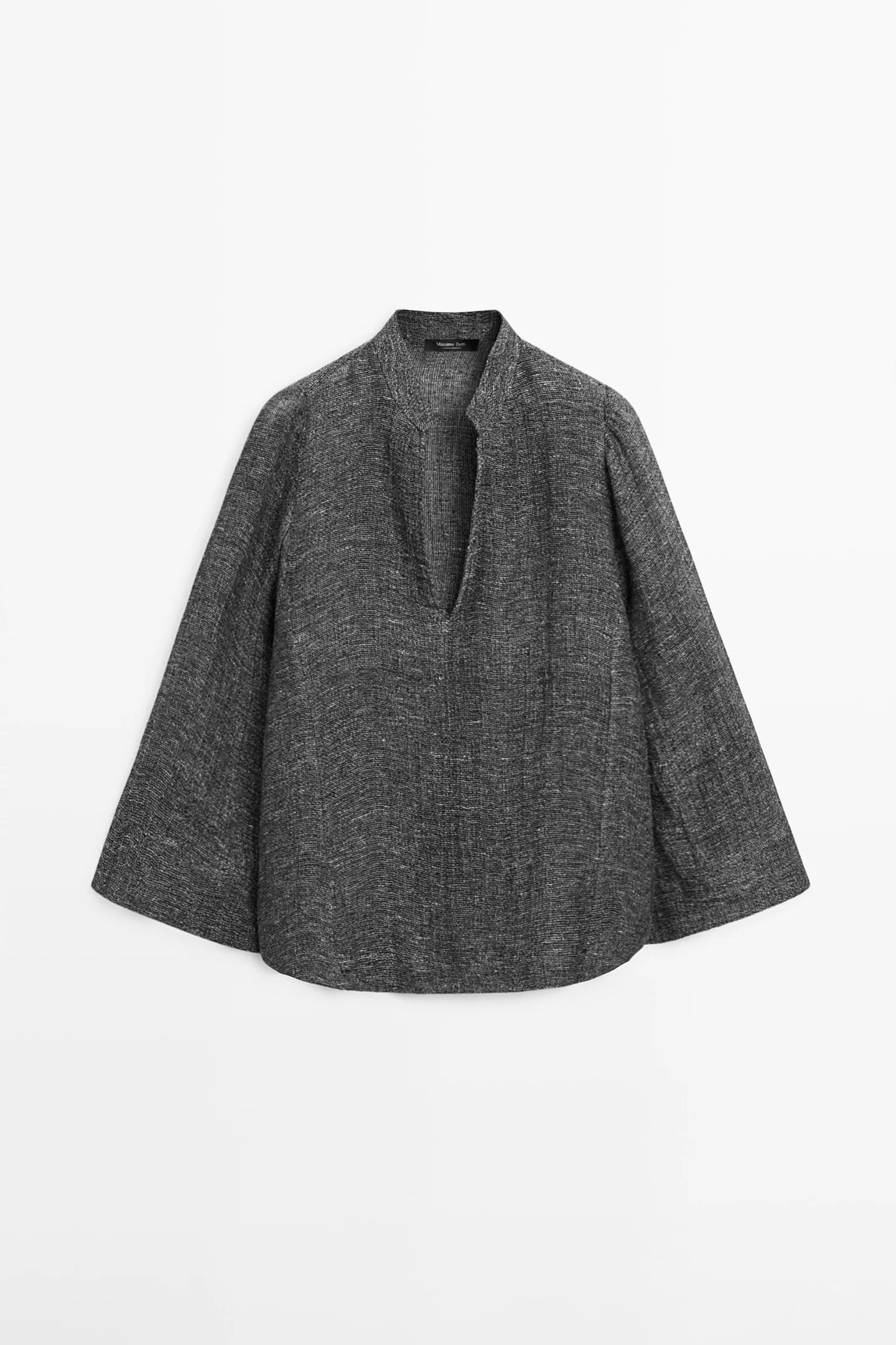 Блузка Total Look из меланжевого льна