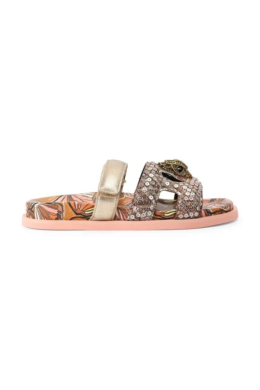 Женские шлепанцы на плоской подошве Eagle Cut Out Sandal