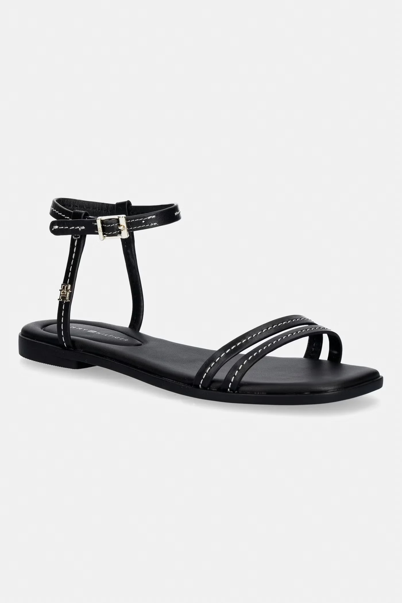 Женские кожаные босоножки FLAT SANDAL STITCHING
