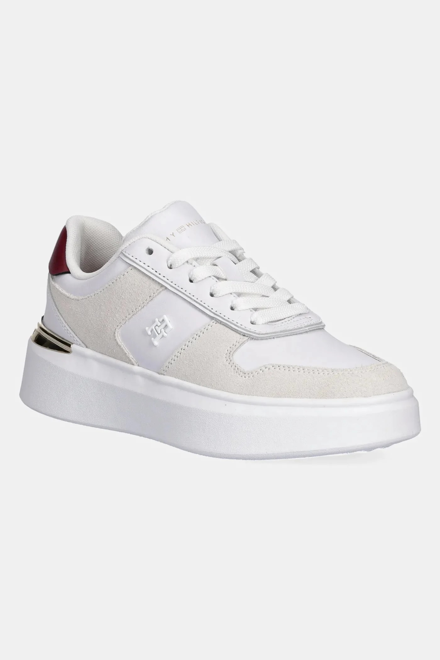 Кроссовки TH FASHION COURT MIX SNEAKER кожаные