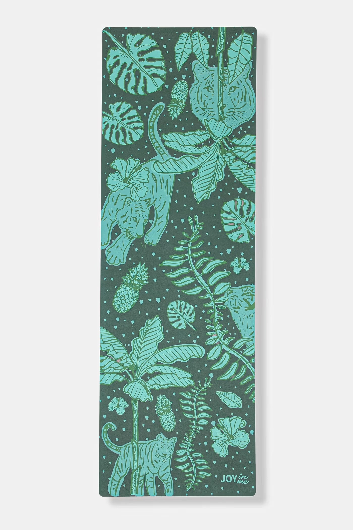 Коврик для йоги Jungle Green с покрытием FLOW