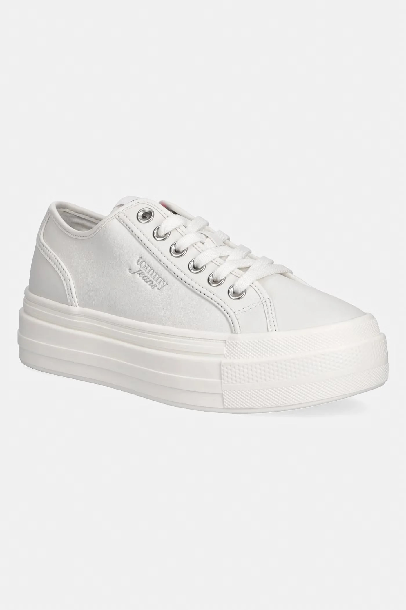 TJW FLATFORM SNEAKER LTR женские кожаные кроссовки