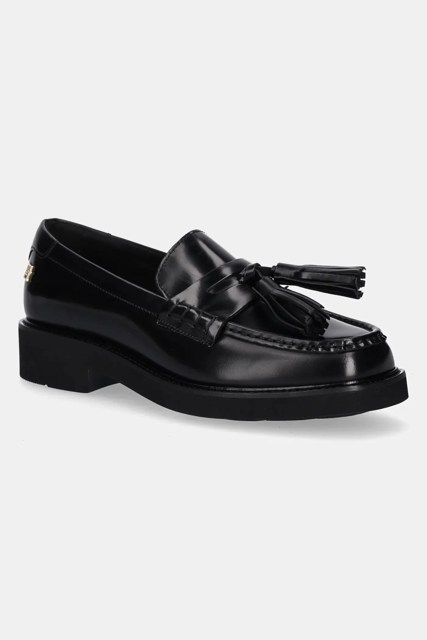 кожаные мокасины LTHR LOAFER с кисточкой и квадратным носком
