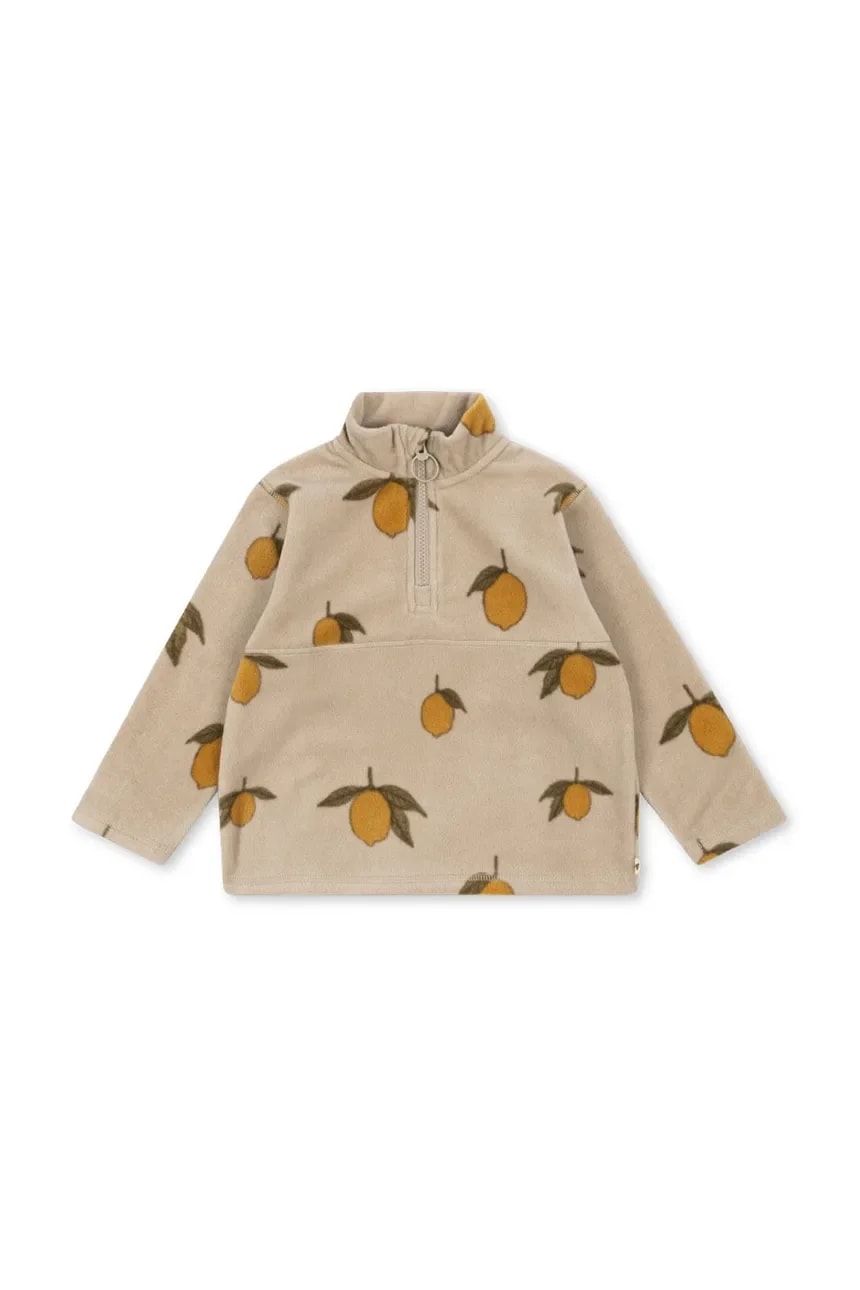 TAVI FLEECE SEATSHIRT GRS детская толстовка бежевая для мальчиков