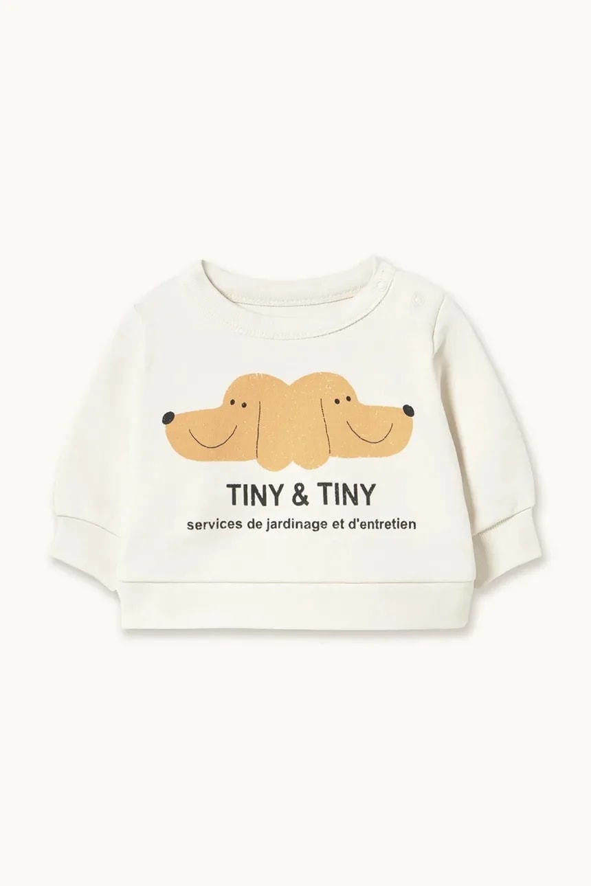 Детская хлопковая толстовка TINY & TINY BABY SEATSHIRT
