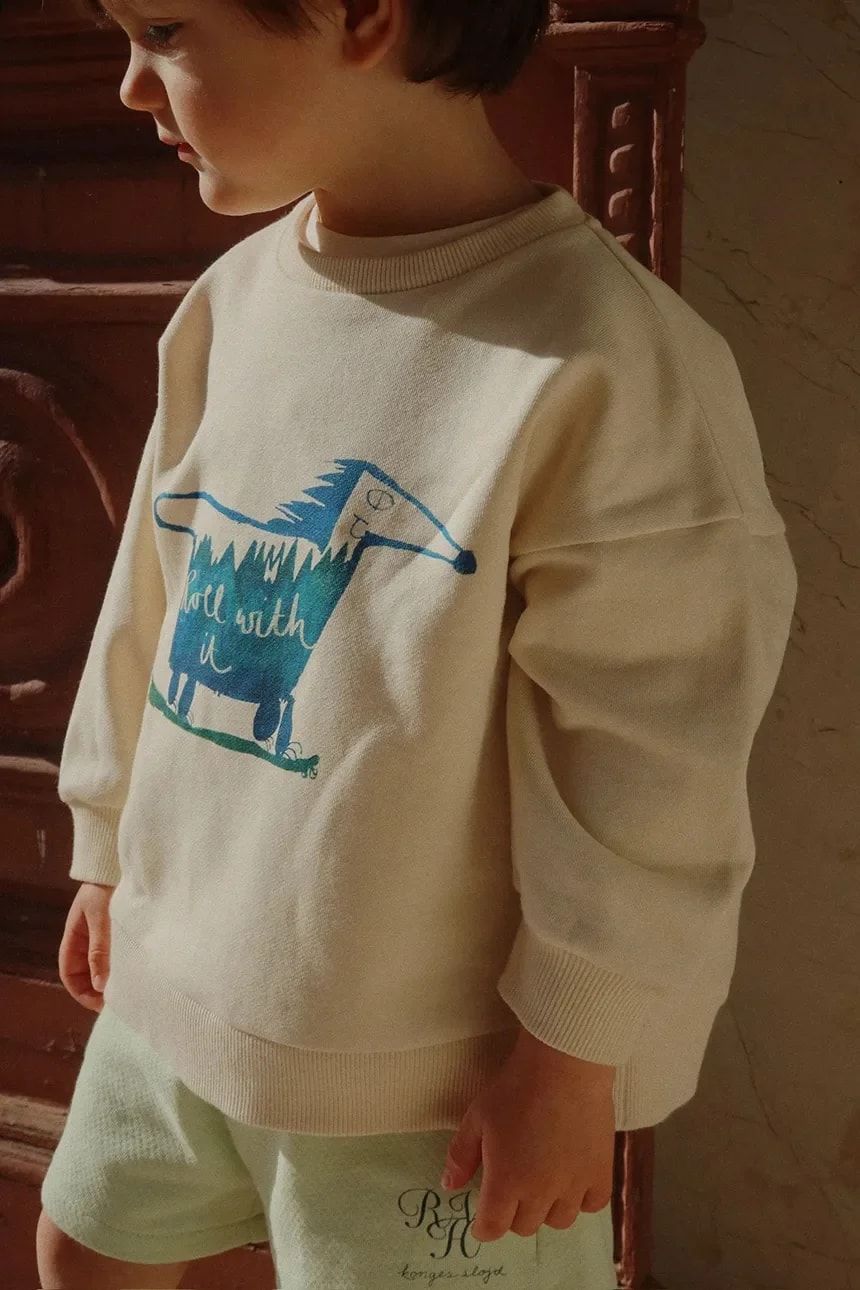 Детская толстовка из хлопка RHW X KS ROLLER SWEAT OCS