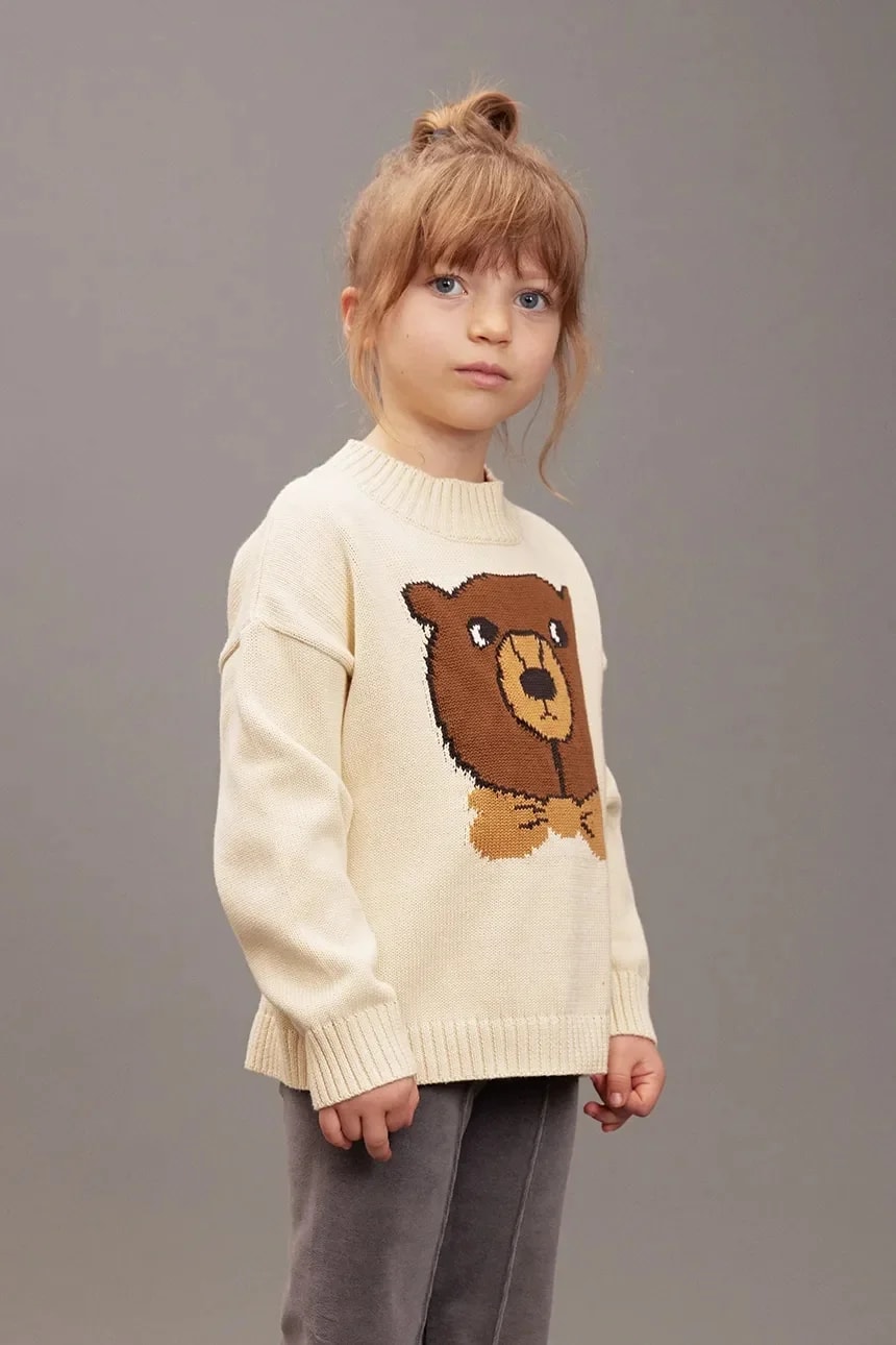 Детский хлопковый свитшот Bear